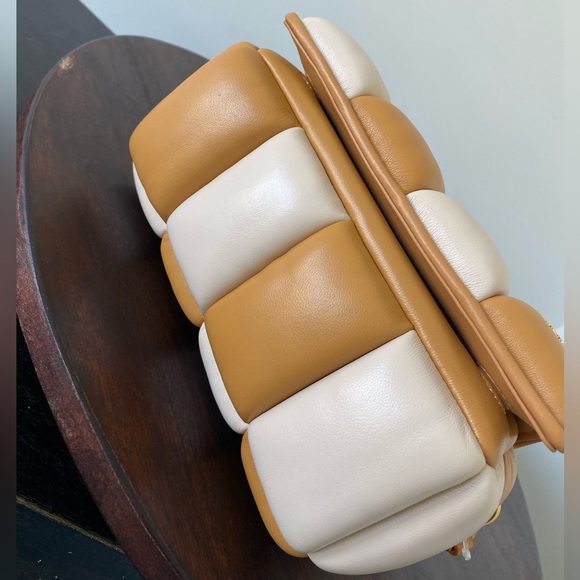 Kate Spade Puffy Quilted Boxxy Bare Multi Colorblocked Crossbody Handbag Purse - Picture 8 of 10